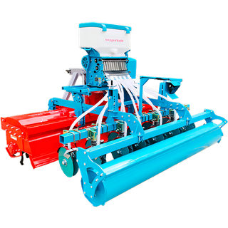 Pneumatic Seeder 12 Outlet Drill Seeder Grass Seeder Machine Rotary Tillage