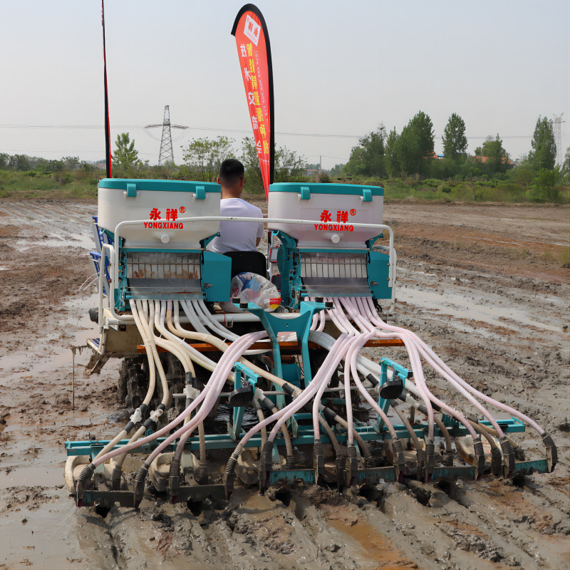 Rice Seeding Machine Paddy Seeder Farm Equipment with Fertilizer