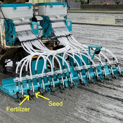 Precision Row Seeding and Fertilizer Application