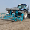 Rotary tillage seeder with fertilizer applicator and reconsolidation roller