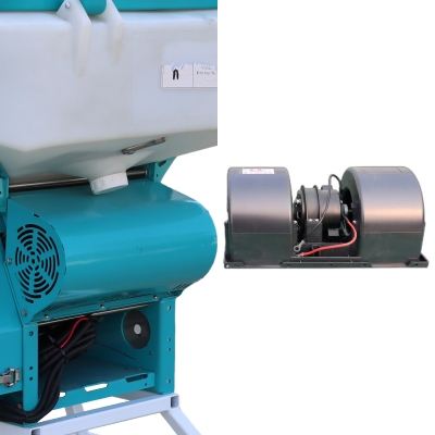 Dual 12V Electric Fans for Pneumatic Seed Delivery