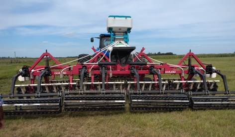 Our Seeder Is Installed on 7-meter Foldable Soil Implement